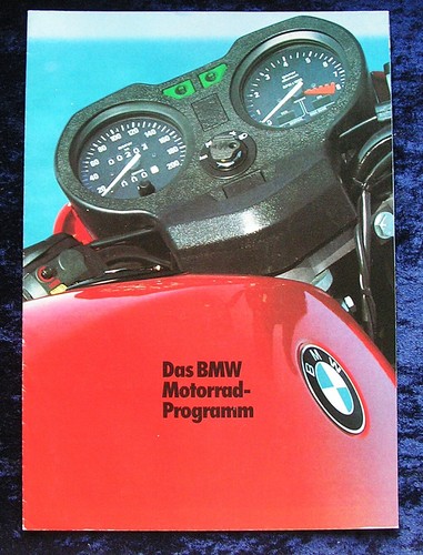 Bmw motorrad prospekt 1982 - motorrad,