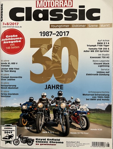 Motorrad classic 2017 - motorrad, 7+8/2017