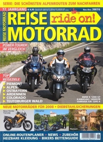 Reise motorrad ride 6 - ride, 6/2007