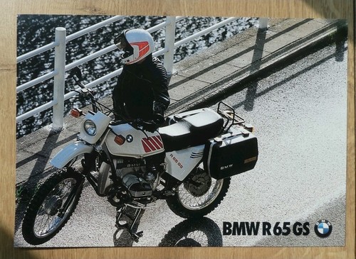 Plakat bmw r65 - bmw, gs