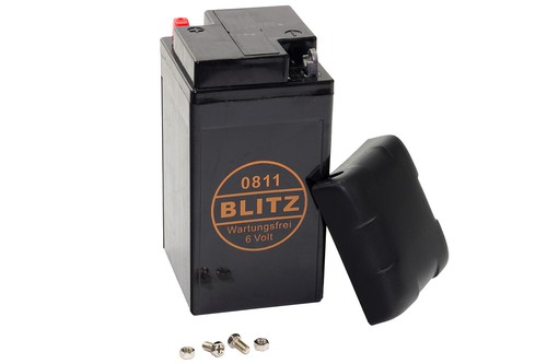 Batterie gel blitz 0811 volt - batterie, 6