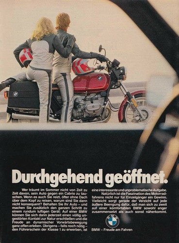 Bmw motorräder reklame - bmw,